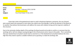 Subsidence Advisory NSW Acknowledging Mine Workings under 38 Maitland Road