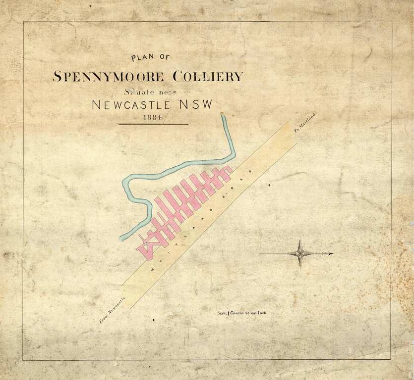 Spennymoor Spennymore Colliery Mine Map Mayfield